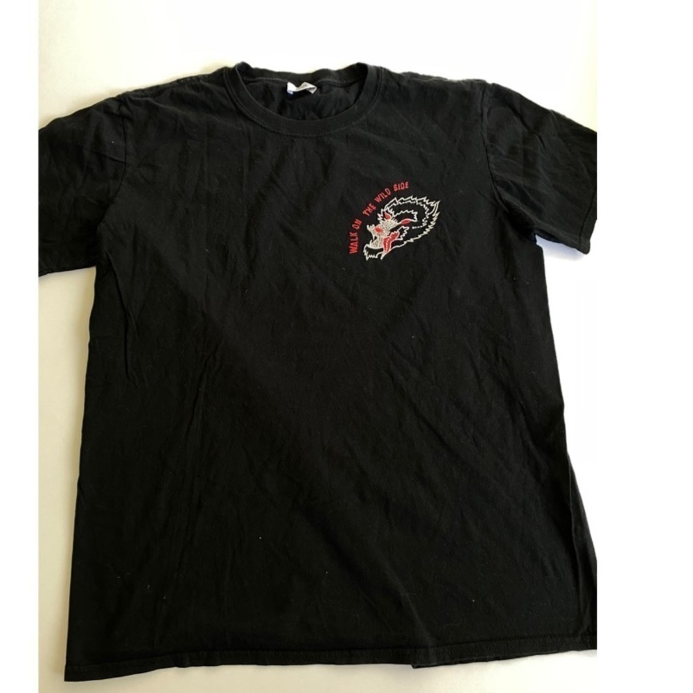 Ueila Milano embroidered graphic tee black